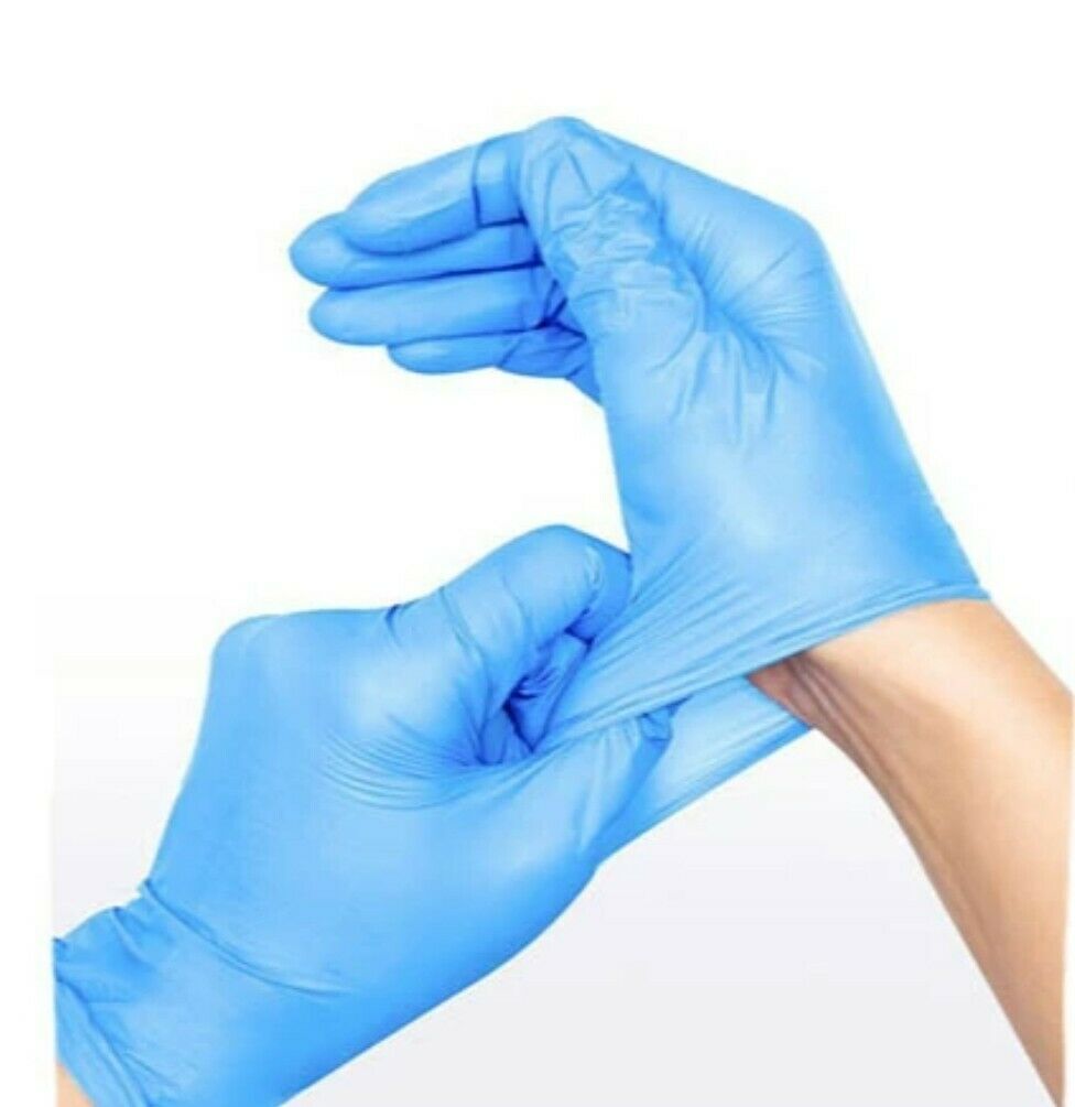 1000Pcs Disposable Synmax Vinyl Exam Gloves Latex-Free & Powder-Free -Large