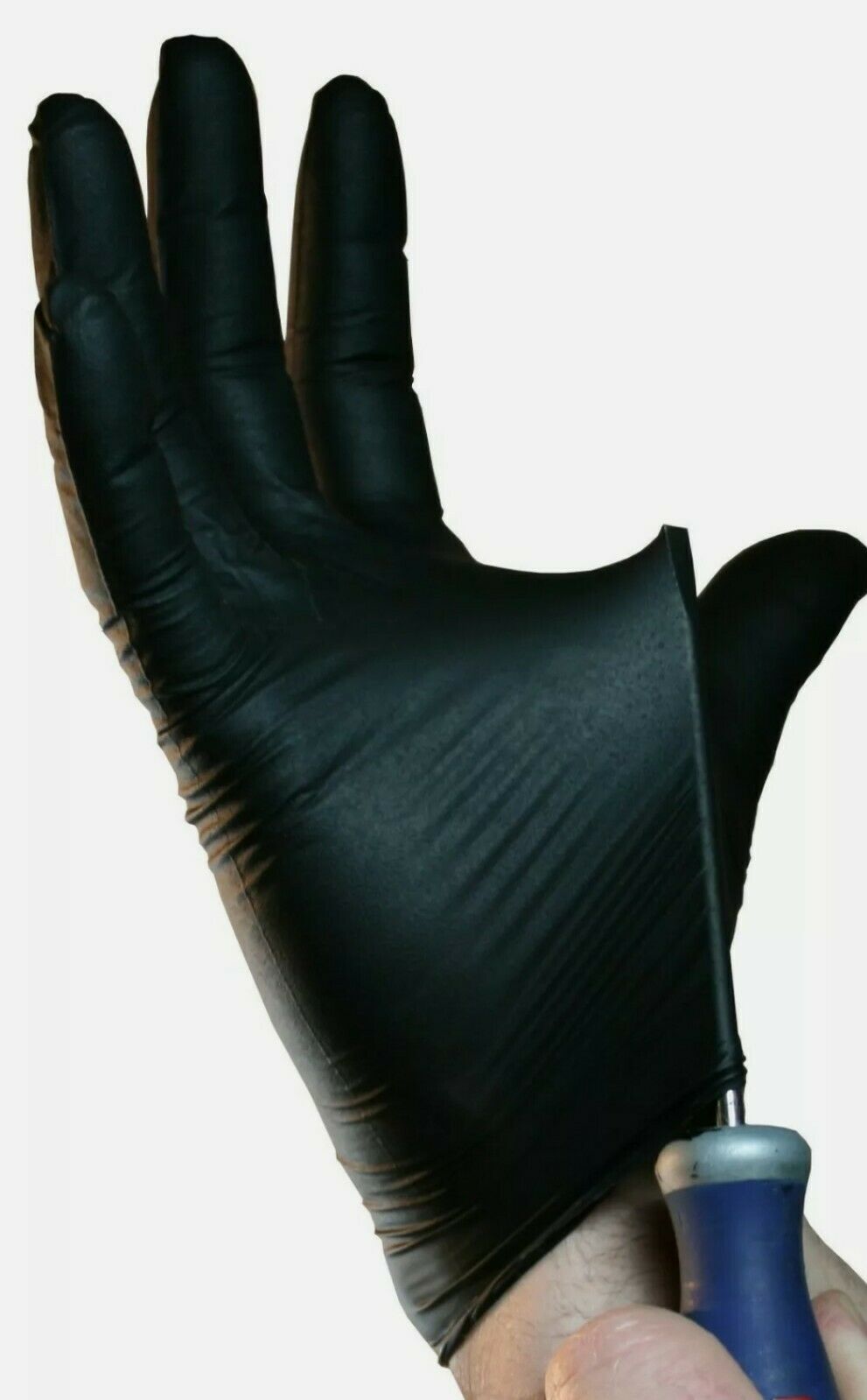 Black Lightning Powder & Latex Free Nitrile Gloves 6mil thick Large, 1000pcs