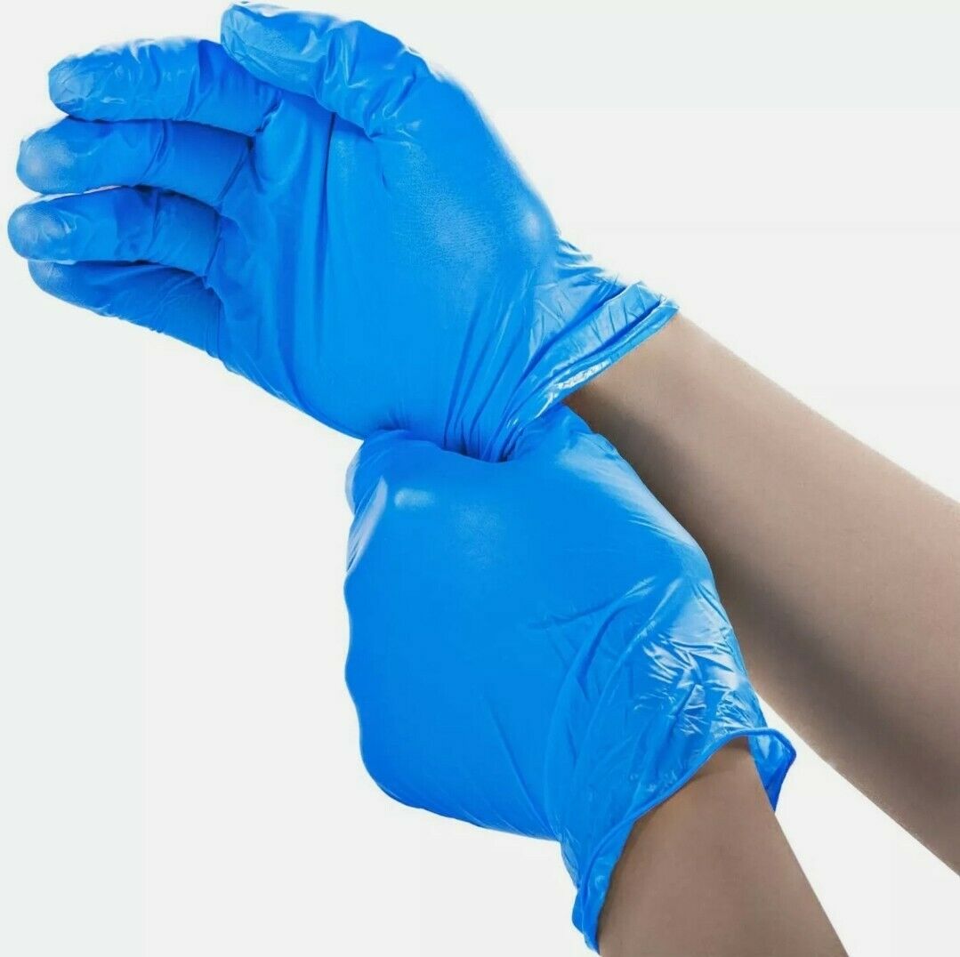 1000Pcs Disposable Synmax Vinyl Exam Gloves Latex-Free & Powder-Free -Small