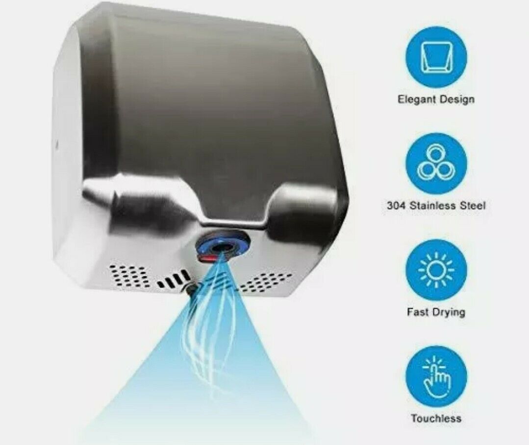 Brand New Commercial automatic Hand Dryer - enegery efficient - chrome